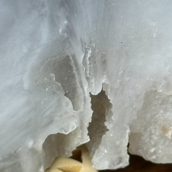 Fluorite Slab Pyrite Inclusions Feathered Display Stone Slice Natural Raw - C - Picture 16 of 16